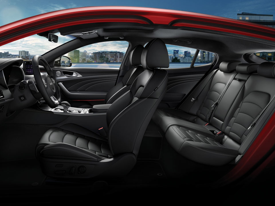 Neuer Kia Stinger GT mit geräumigem Kofferraum